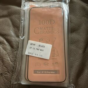 Screen Protector For iPhone 15, Pro, Pro Max & Plus